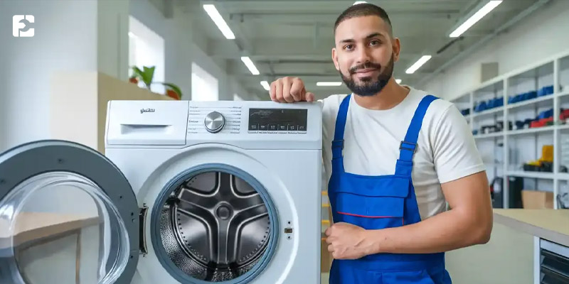 تعمیر لرزش ماشین لباسشویی در خانه