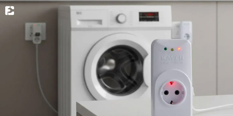 استفاده از محافط برق برای جلوگیری از تخلیه نشدن آب کثیف در ماشین لباسشویی