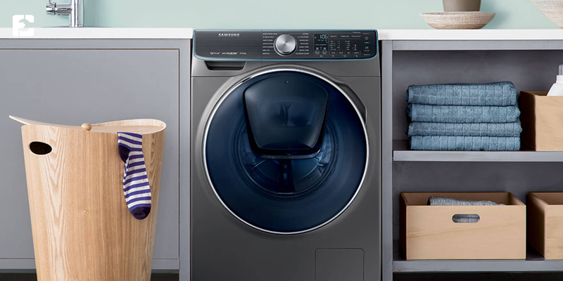 قرار ندادن وسایل سنگین روی لباسشویی