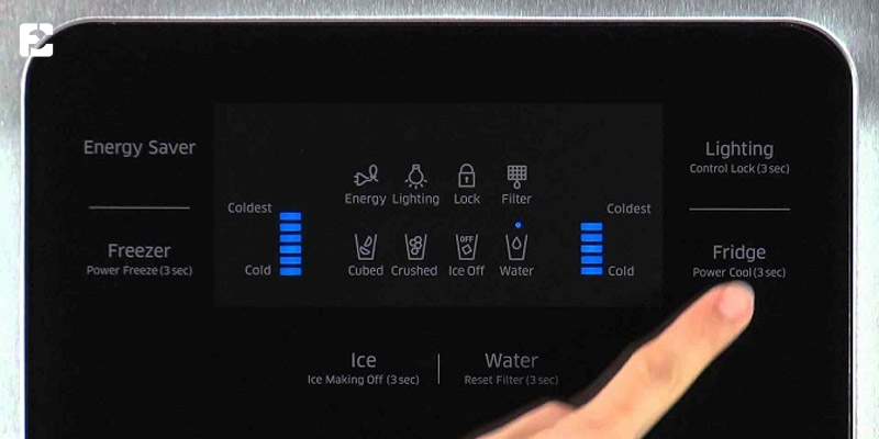 فعال کردن قفل کودک یخچال سامسونگ