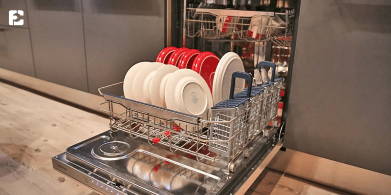 استفاده از قطعات اورجینال برای تعمیر خشک نشدن ظروف در ماشین ظرفشویی